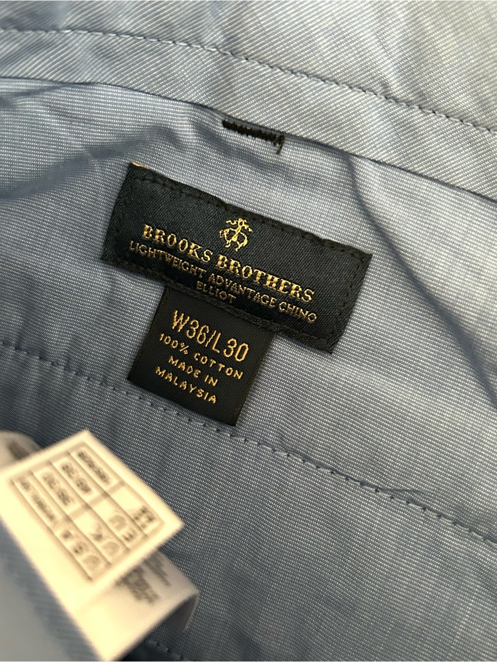 Brooks Brothers 36x30 Relaxed Fit Lightweight Advantage Chino Pants - Picture 5 of 12